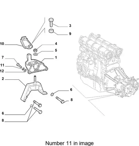ПЛОСКАЯ ШАЙБА 14496624 ALFA ROMEO