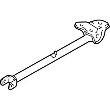 Bracket - trailing arm, lh 5513029000 HYUNDAI