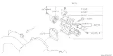 SCREW ASSEMBLY-THROTTLE 16596AA030 SUBARU