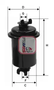 Топливный фильтр SOFIMA S1550B