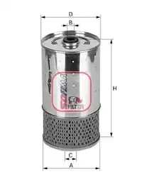 Фильтр масляный SOFIMA S2511O MB