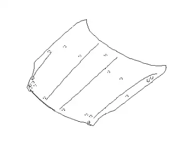 Капот FEA0M1CAMA INFINITI