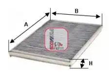 Фильтр воздушный SOFIMA S4120CA