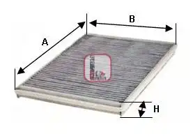 Фильтр воздушный SOFIMA S4120CA