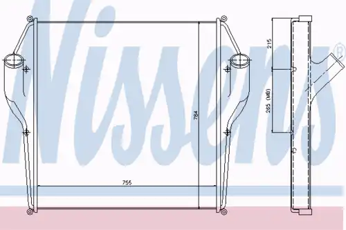 Интеркулер NISSENS 96997