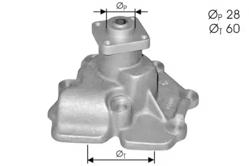 помпа Ford 60172 SPIDAN