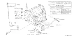 PIPE COMPLETE-OIL COOLER,INLET 21619AA070 SUBARU