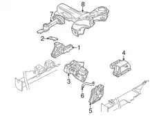 Опора двигателя 1J0199262BM VAG