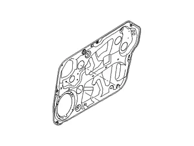 Panel assy - front door module, lh 824713K001 HYUNDAI