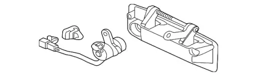 Ручка двери MITSUBISHI MR627223
