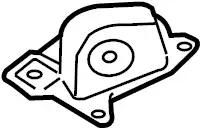 Опорный кронштейн 1J0505091G VAG