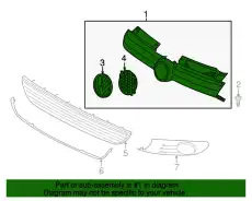 Решетка радиатора VAG 1K9853651A ZLL