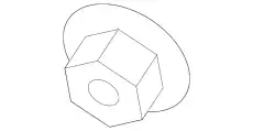 FLANGE NUT 902370031 SUBARU