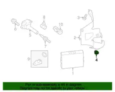 FLANGE NUT 902370031 SUBARU