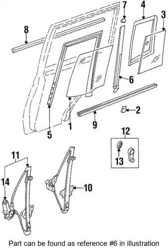 Стеклоподъемник  MITSUBISHI MB669772