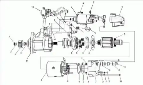 Стартер DELCO REMY 19011501