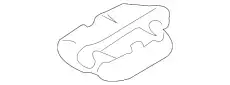 Пепельница чёрный satinschwarz 8D0857951G B98 VAG