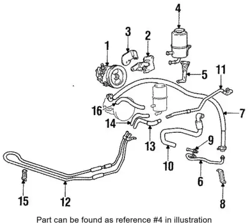 Бачки гидроусилителя руля MITSUBISHI MB501240