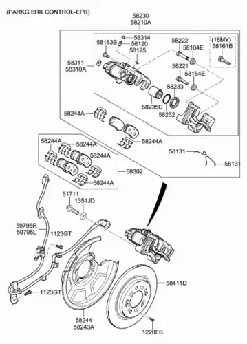 Поршень 582353R700 HYUNDAI