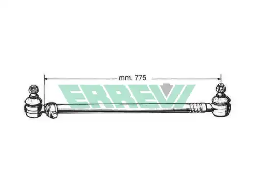 Рулевая тяга ERREVI 712632