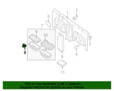 Защита фар NISSAN 84953EA002