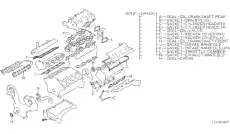 Уплотнительная прокладка двигателя (ремкомплект) A0AMAAC385 INFINITI