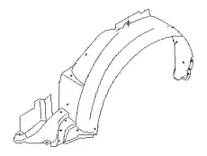 Подкрылок SUBARU 59110FE060