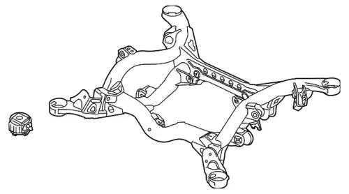 Подрамник 7L8599030B VAG