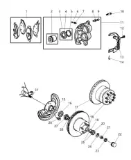PISTON BRAKE 5018 235AA DODGE