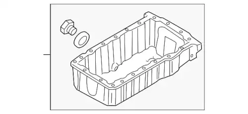 Поддон картера двигателя VAG 03G103601F