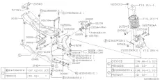 CROSS MEMBER COMPLETE-FRONT SUSPENSION 20100FA002 SUBARU