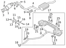 Нейтрализатор 8W0254253CX VAG