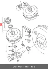 Расширительный бачок VAG 4A0611301F