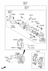 Пружина колодок 58246A4000 HYUNDAI