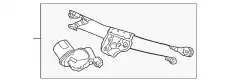 Motor, bracket & link assembly-windscreen wiper, LHD DLB000030 LAND ROVER