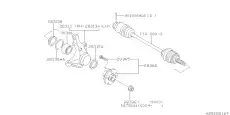 Кулак поворотный SUBARU 28012AC050