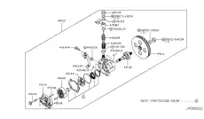 Шкив гидроусилителя руля INFINITI 49132EG025
