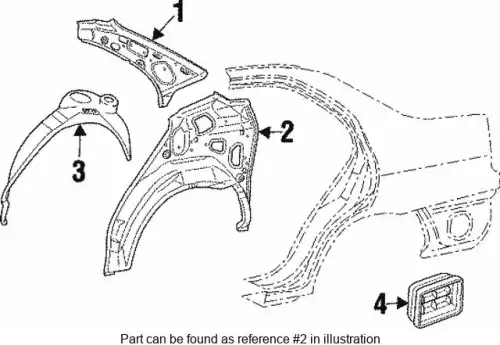 Крыло MITSUBISHI MR208799