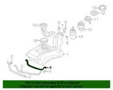 Хомут 8D0201654C VAG
