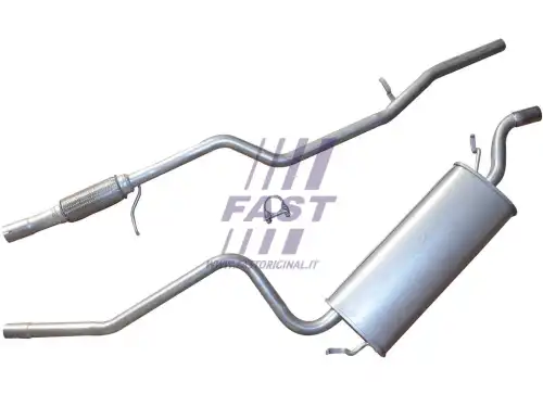 ГЛУШИТЕЛЬ FIAT CINQUE / SEICENTO ЗАД 98<10 1.1 MPI FT84114 FAST