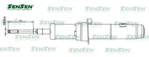 Аморт. перед. 42130494 SENSEN