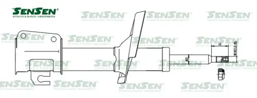 Аморт. перед. газ Saab 9000 42141768 SENSEN