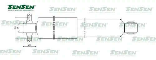 Аморт. зад. газ FORD EXCURSION 2000-2005 12140394 SENSEN