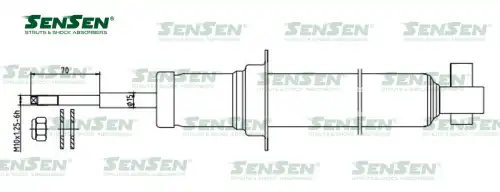 Амортизатор 32140211 SENSEN