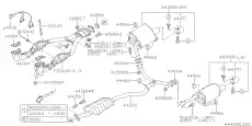 BRACKET HANGER COMPLETE 44021AG020 SUBARU