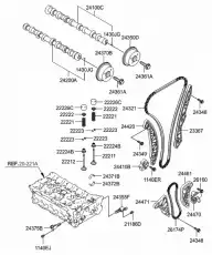 Толкатель 2222625001 HYUNDAI