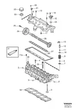 головка цилиндра, смен. 8251673 VOLVO