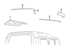 Glass-alpine light, RH, optikool AWR6628 LAND ROVER