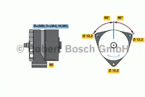 Генератор BOSCH 6 033 GB3 054