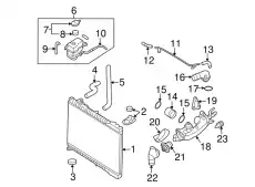 Tube - center 256613C100 KIA